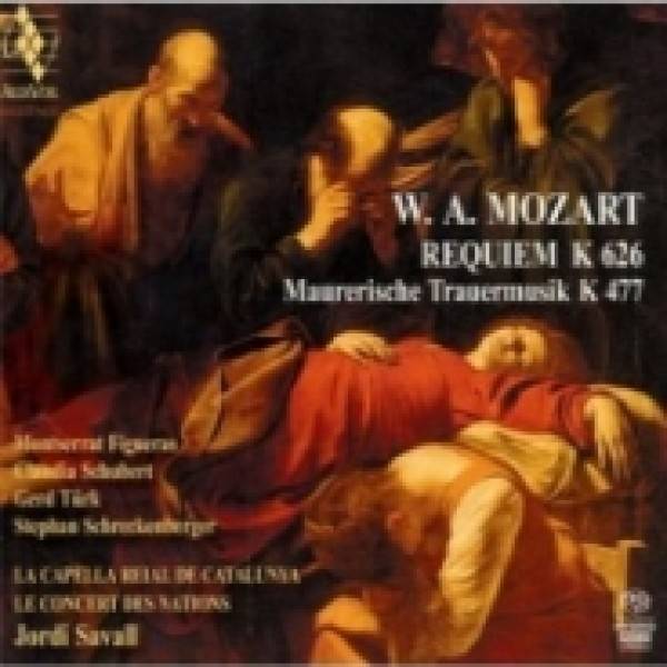 Wolfgang Amadeus Mozart: REQUIEM K 626. MAURERISCHE TRAUERMUSIK K 477