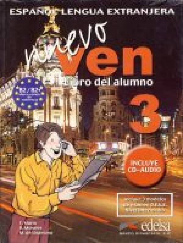 F. Marín, R. Morales, de M. Unamuno: NUEVO VEN 3 - LIBRO DEL ALUMNO / UČEBNICA + CD