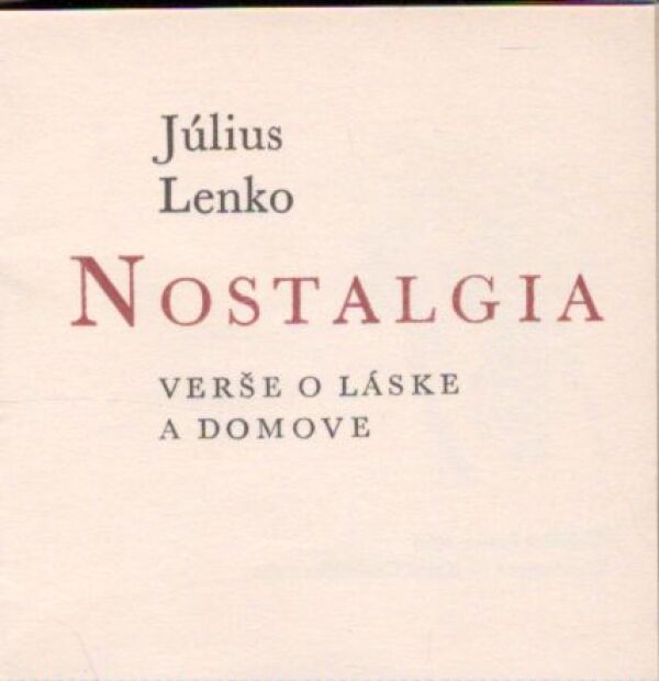 Július Lenko: NOSTALGIA