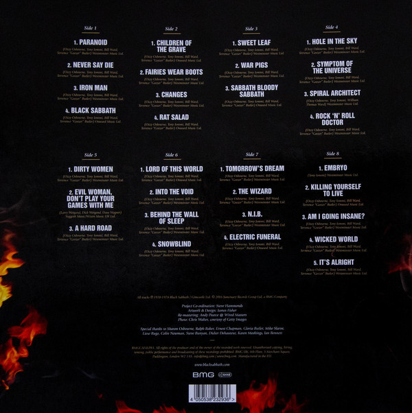Black Sabbath: THE ULTIMATE COLLECTION - 4 LP