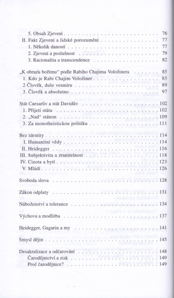 Emmanuel Lévinas: ETIKA A NEKONEČNO