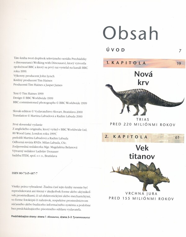 Tim Haines: PRECHÁDZKY S DINOSAURAMI