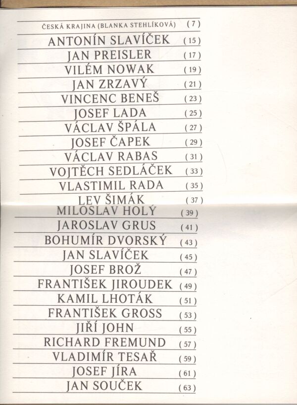 Blanka Stehlíková: ČESKÁ KRAJINA