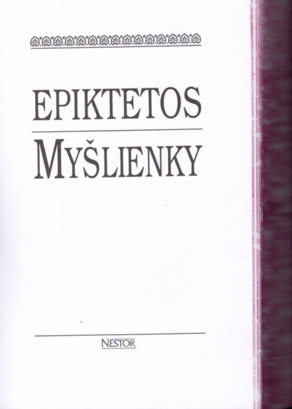 Epiktetos: MYŠLIENKY