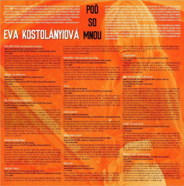 Eva Kostolányiová: POĎ SO MNOU - LP