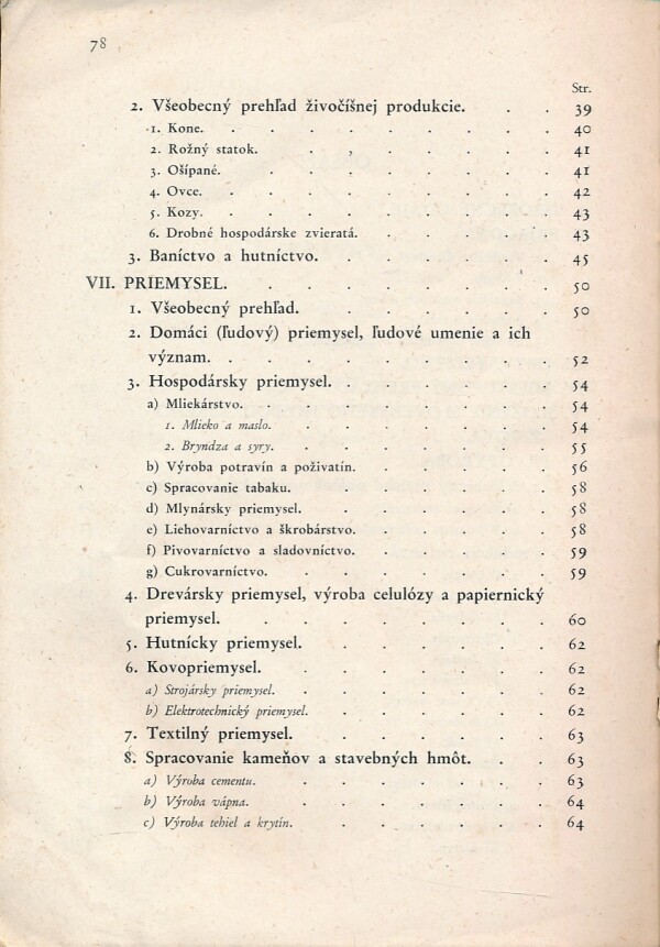 D. Ursiny: ZEMEPISNÝ A HOSPODÁRSKY PREHĽAD SLOVENSKA