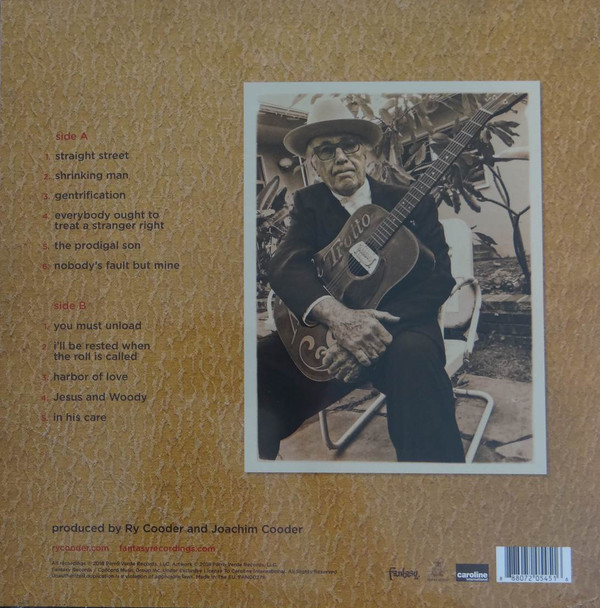 Ry Cooder: THE PRODIGAL SON - LP