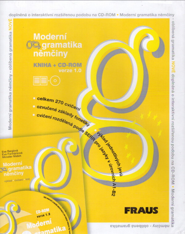 Eva Berglová, Eva Formánková, Miroslav Mašek: MODERNÍ GRAMATIKA NĚMČINY KNIHA + CD-ROM