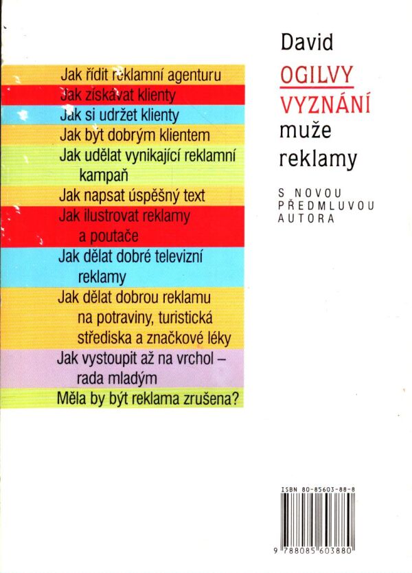 David Ogilvy: VYZNÁNÍ MUŽE REKLAMY