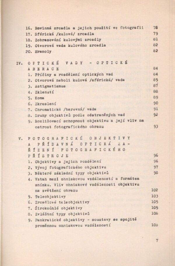 Jana Pachlová: ZÁKLADY FOTOGRAFICKÉ OPTIKY
