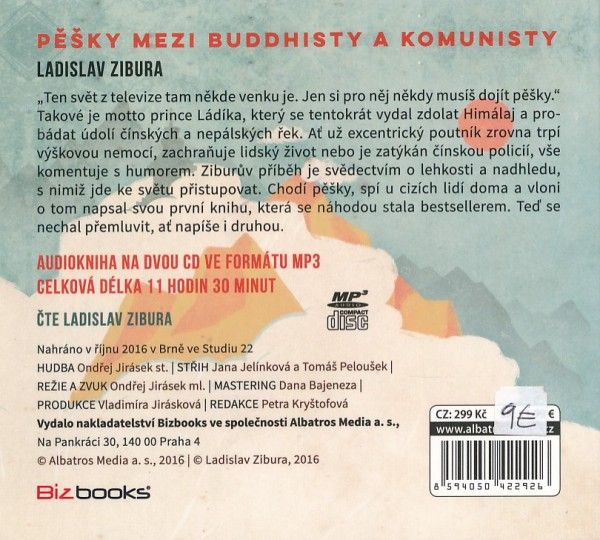 Ladislav Zibura: PĚŠKY MEZI BUDDHISTY A KOMUNISTY - AUDIOKNIHA