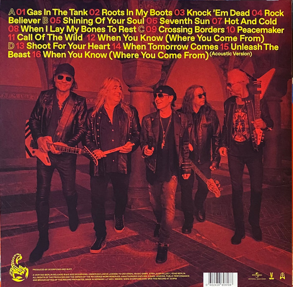 Scorpions: ROCK BELIEVER - 2 LP
