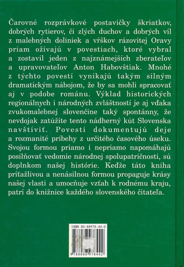 Anton Habovštiak: POVESTI ORAVSKEJ DOLINY