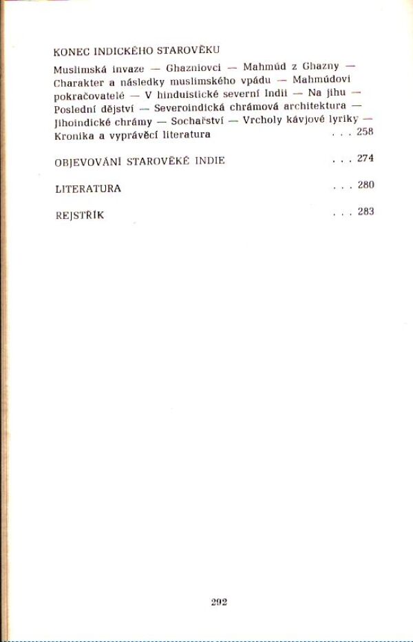 Dušan Zbavitel: STAROVĚKÁ INDIE
