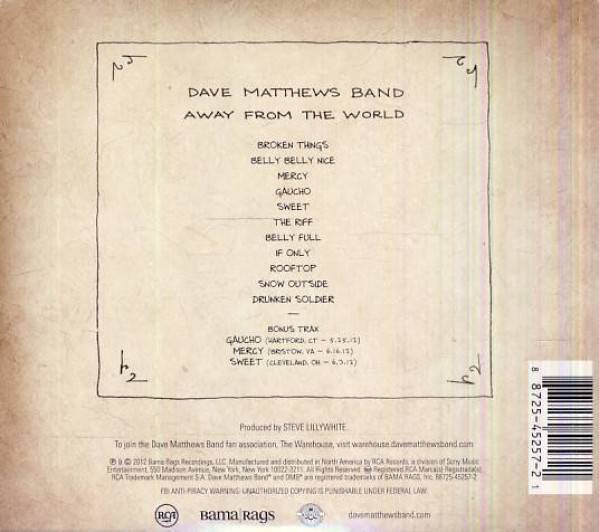 Matthews Band Dave: AWAY FROM THE WORLD