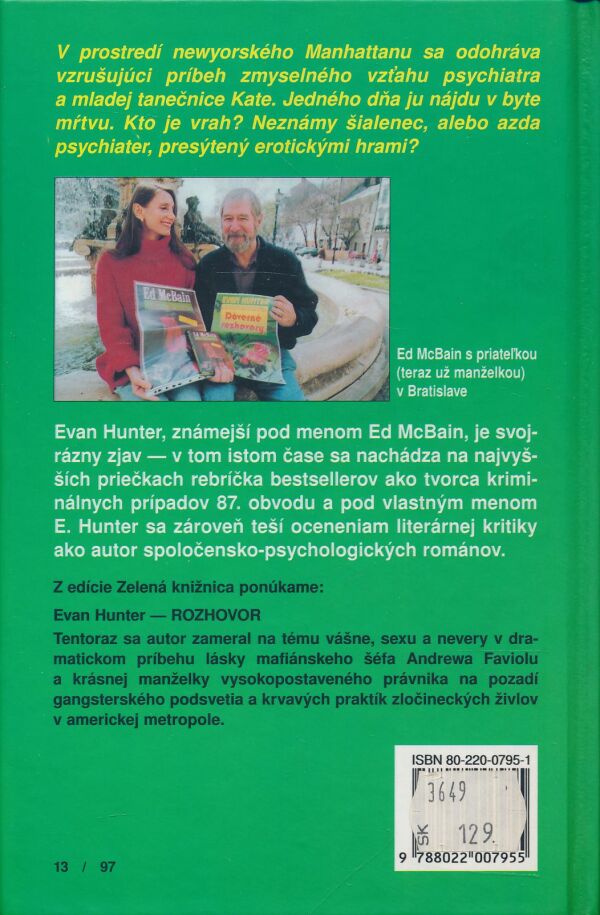 Evan Hunter: Dôverné rozhovory