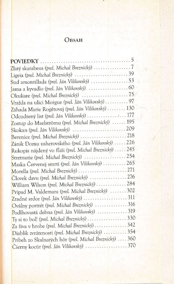 Edgar Allan Poe: POVIEDKY A BÁSNE