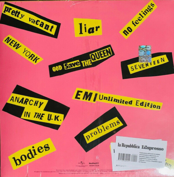 Sex Pistols: NEVER MIND THE BOLLOCKS - LP