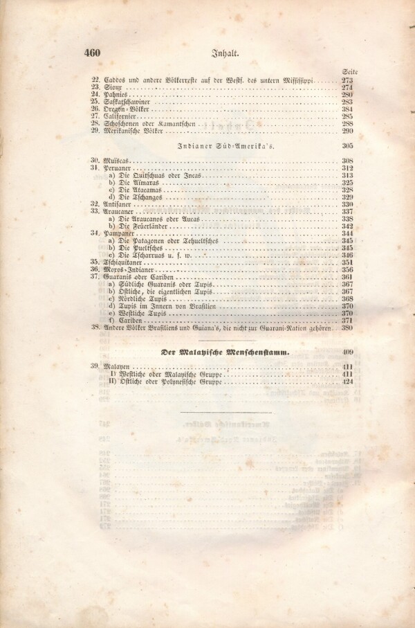 Heinrich Berghaus: DIE VÖLKER DES ERDBALLS - ERSTER BAND