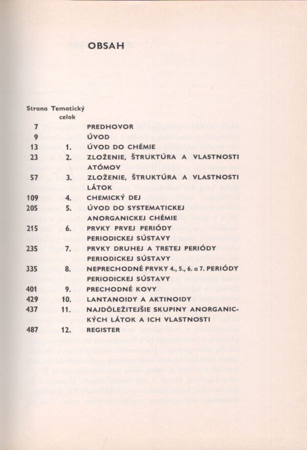 E. Adamkovič, T. Šramko: CHÉMIA - VŠEOBECNÁ A SYSTEMATICKÁ ANORGANICKÁ CHÉMIA