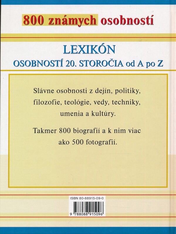 LEXIKÓN OSOBNOSTÍ 20. STOROČIA