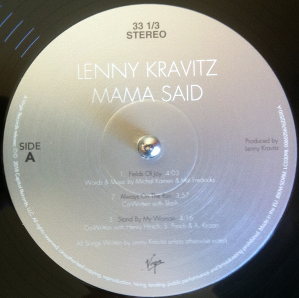 Lenny Kravitz: MAMA SAID - 2LP