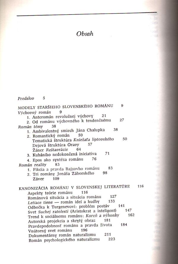Ján Števček: DEJINY SLOVENSKÉHO ROMÁNU