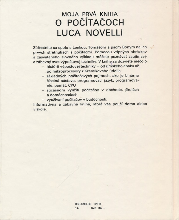 Luca Novelli: MOJA PRVÁ KNIHA O POČÍTAČOCH