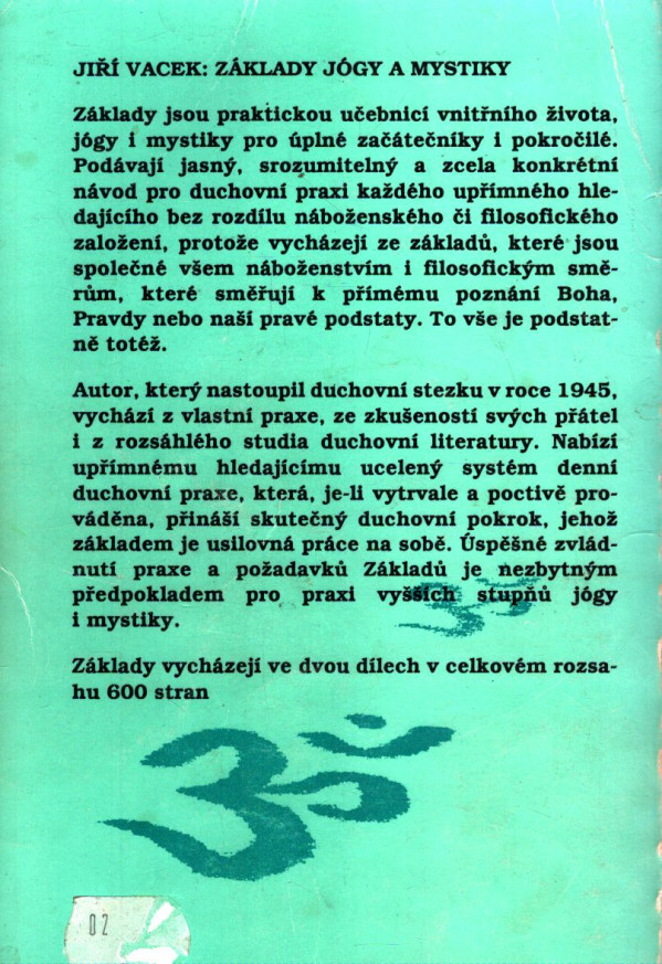 Jiří Vacek: ZÁKLADY JÓGY A MYSTIKY