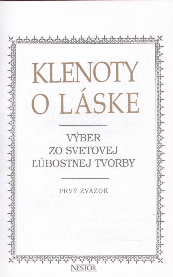 KLENOTY O LÁSKE I-III