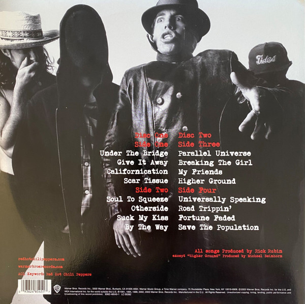 Red Hot Chilli Peppers: GREATEST HITS - 2 LP