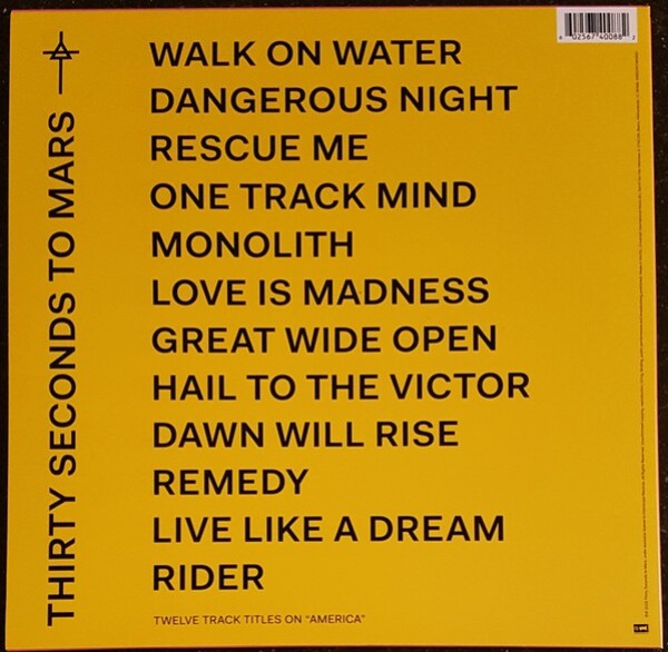 Thirty Seconds To Mars: AMERICA - LP