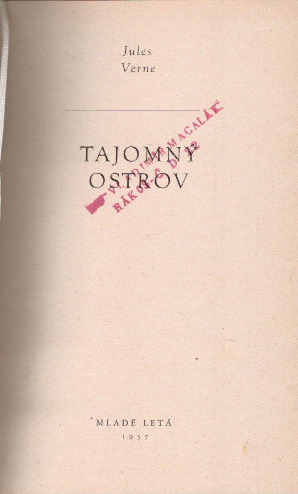 Jules Verne: TAJOMNÝ OSTROV