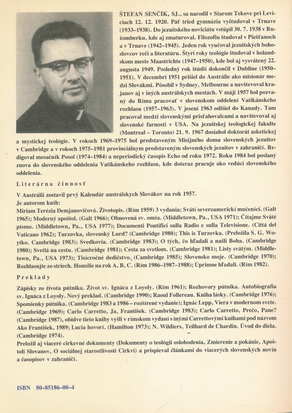 Štefan Senčík: JÁN PAVOL II. - PRVÝ PÁPEŽ SLOVANSKÉHO PÔVODU