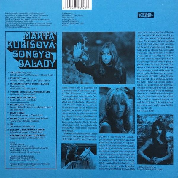 Marta Kubišová: SONGY A BALADY - LP