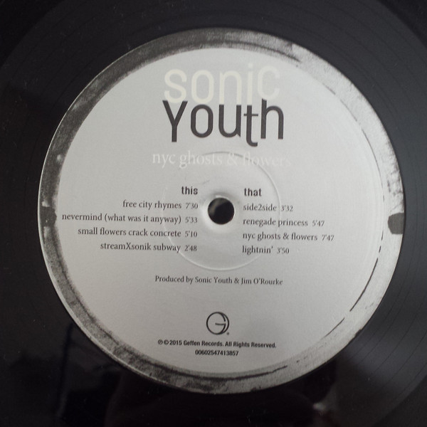 Sonic Youth: NYC GHOST AND FLOWERS - LP