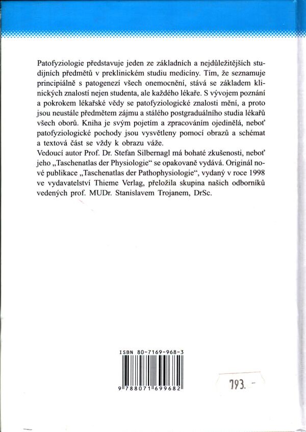 Stefan Silbernagl, Florian Lang: ATLAS PATOFYZIOLOGIE ČLOVĚKA