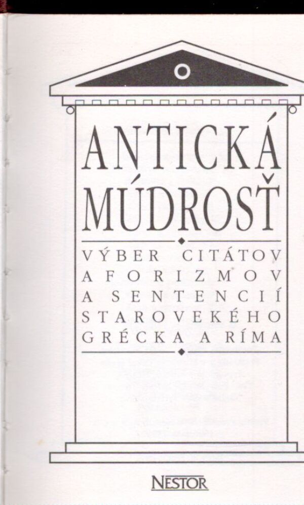 ANTICKÁ MÚDROSŤ