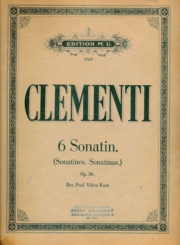 Muzio Clementi: SONATINY