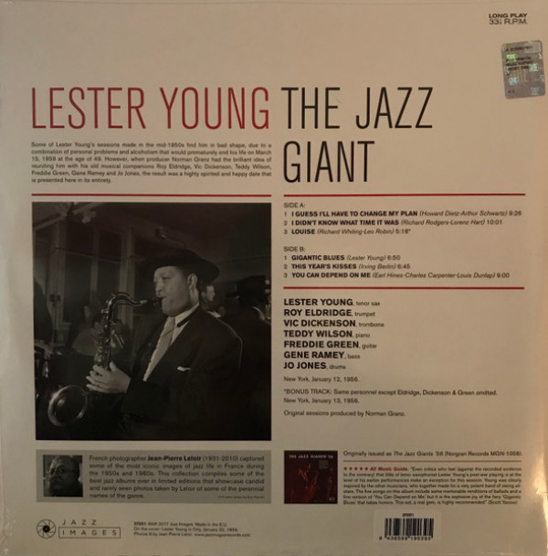 Lester Young: THE JAZZ GIANT - LP