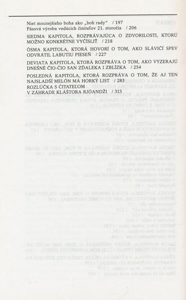 V. J. Cvetov: Pätnásty kameň v záhrade kláštora Rjóandži