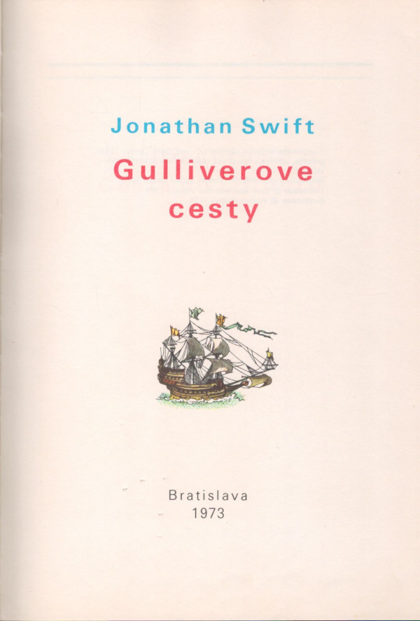 Jonathan Swift: GULLIVEROVE CESTY