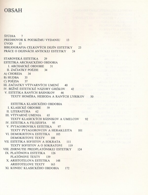 Wladyslaw Tatarkiewicz: DEJINY ESTETIKY I. - STAROVEKÁ ESTETIKA