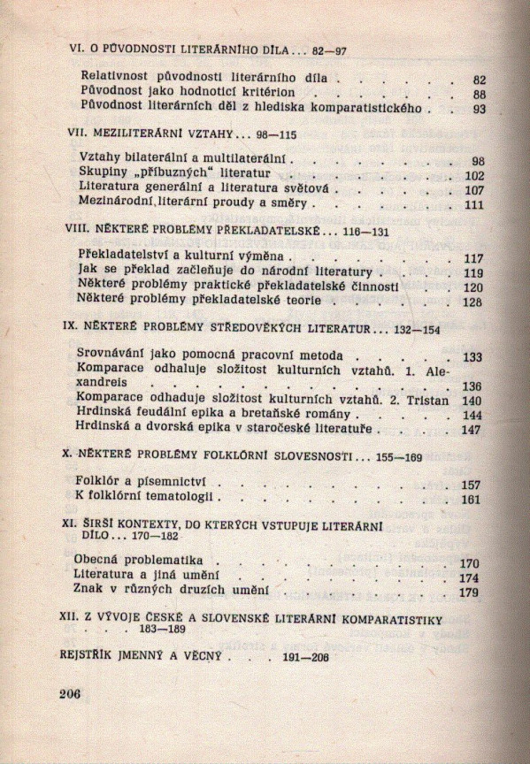 Josef Hrabák: LITERÁRNÍ KOMPARATISTIKA