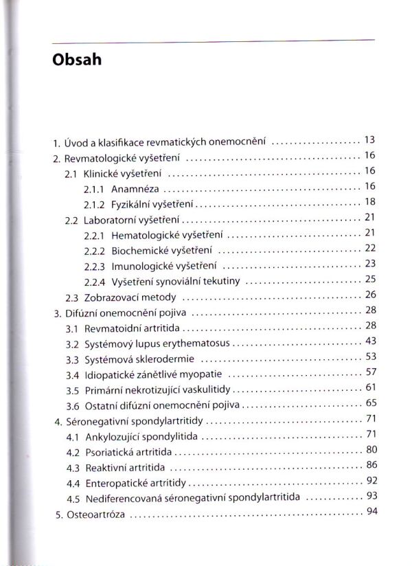 Marta Olejárová: REVMATOLOGIE V KOSTCE