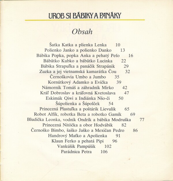 Eva Kováčová: UROB SI BÁBIKY A PANÁKY