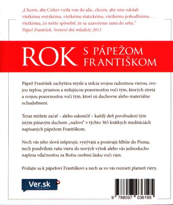 ROK S PÁPEŽOM FRANTIŠKOM