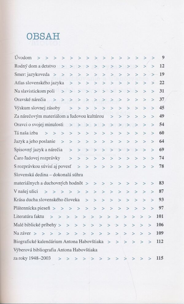 Anton Habovštiak: Túžba po poznaní