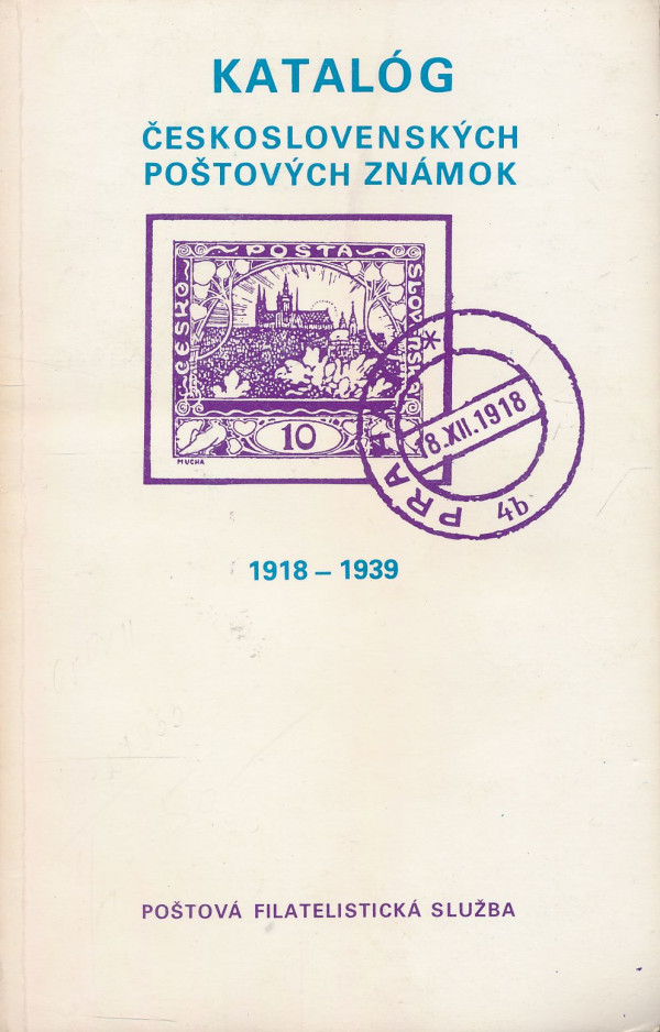 Katalóg československých poštových známok 1918 - 1939