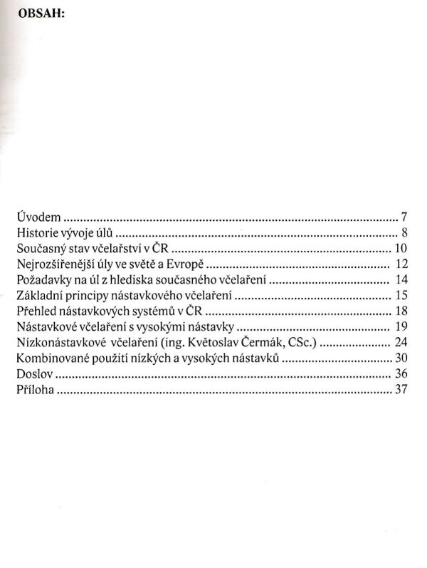 F. Kamler, K. Čermák: VČELAŘÍME NÁSTAVKOVĚ